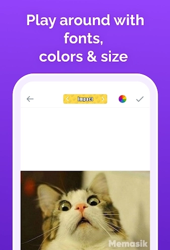 Memasik Meme Maker Free App ဖန်သားပြင်ဓာတ်ပုံ 0