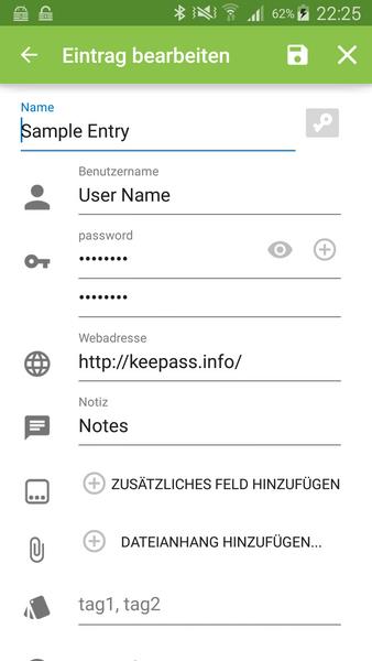 Keepass2Android Capture d'écran 0