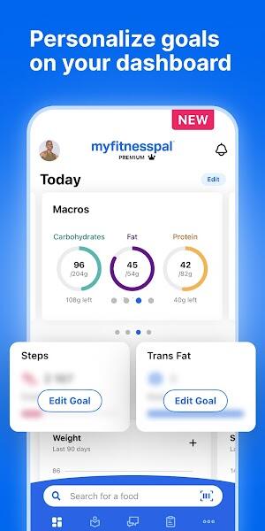 MyFitnessPal: Calorie Counter स्क्रीनशॉट 0