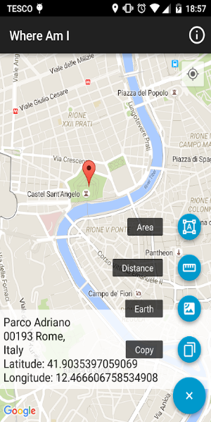 Where Am I - Location and address finder. স্ক্রিনশট 1