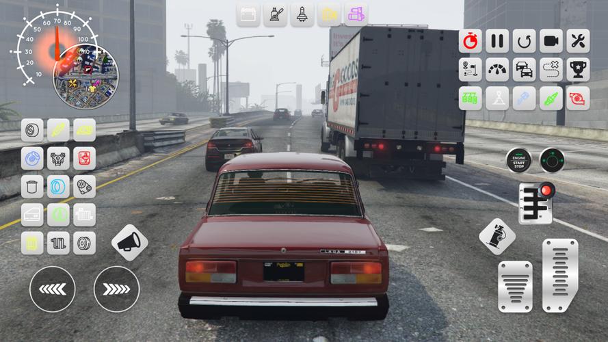 Lada 2107 Tuning Russian City应用截图第1张
