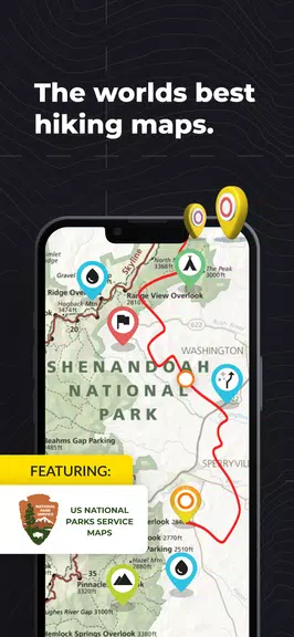 HiiKER: The Hiking Maps App スクリーンショット 1