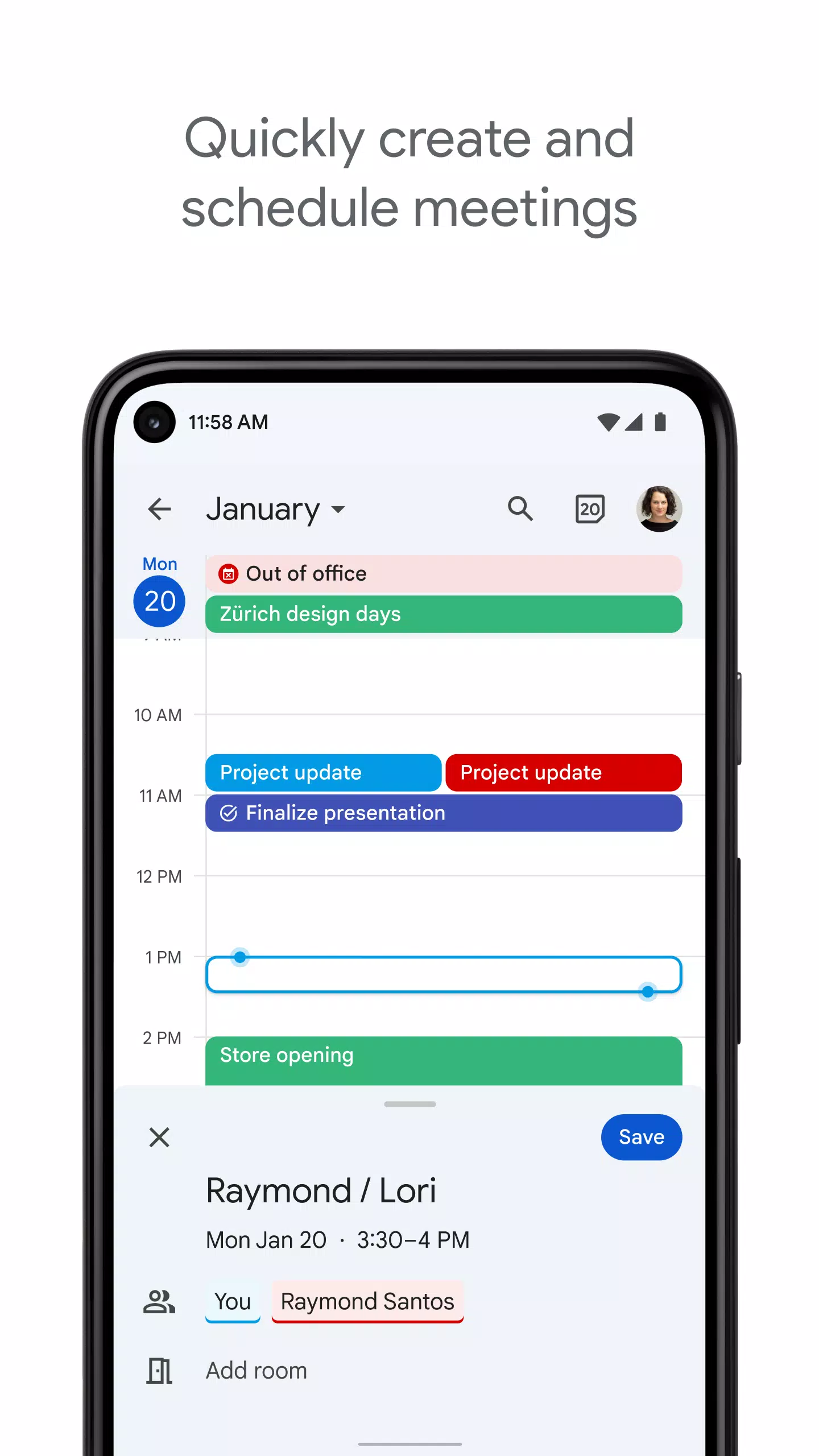 Google Calendar স্ক্রিনশট 1