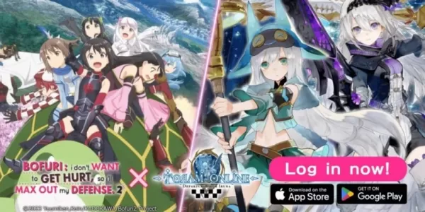 Toram Online, New COSCT'teki Popüler Anime Bofuri ile bir araya gelmek için