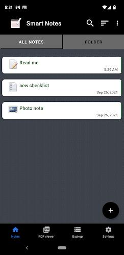 Smart Notes App Tangkapan skrin 0