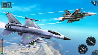 Combat Fighting Airplane Games Captura de tela 2