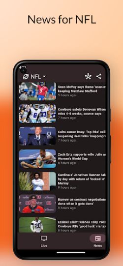 Dofu - NFL Live Streaming ภาพหน้าจอ 0