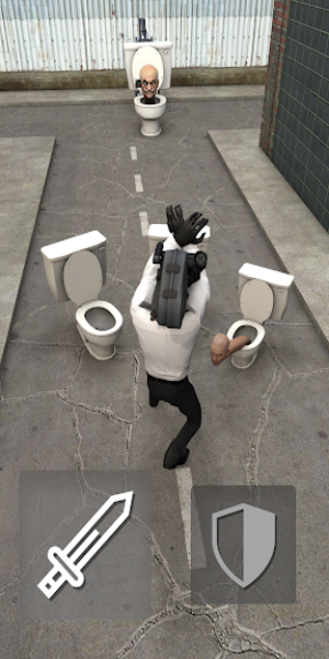 Toilet Fight Captura de pantalla 0
