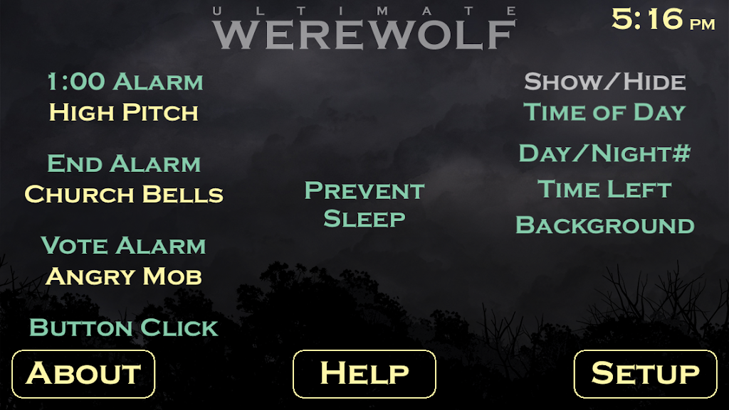 Ultimate Werewolf Timer স্ক্রিনশট 1