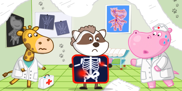 Hippo doctor: Kids hospital স্ক্রিনশট 0
