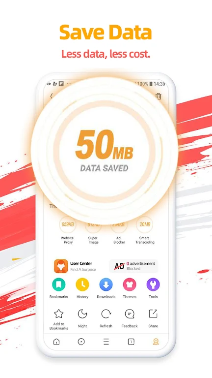 UC Browser Android Zrzut ekranu 1