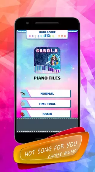 Cardi B - Piano Tiles Ảnh chụp màn hình 1