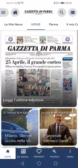 Gazzetta di Parma Captura de pantalla 0