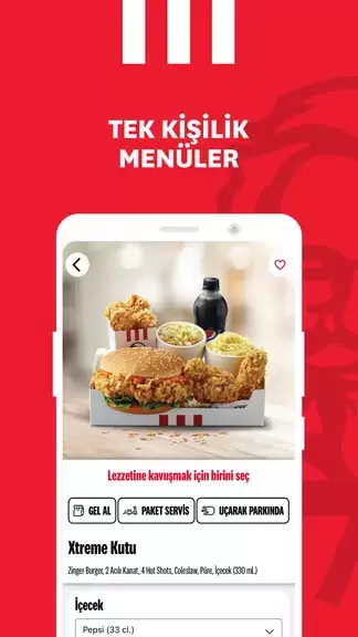 KFC Türkiye – Yemek Siparişi Скриншот 2