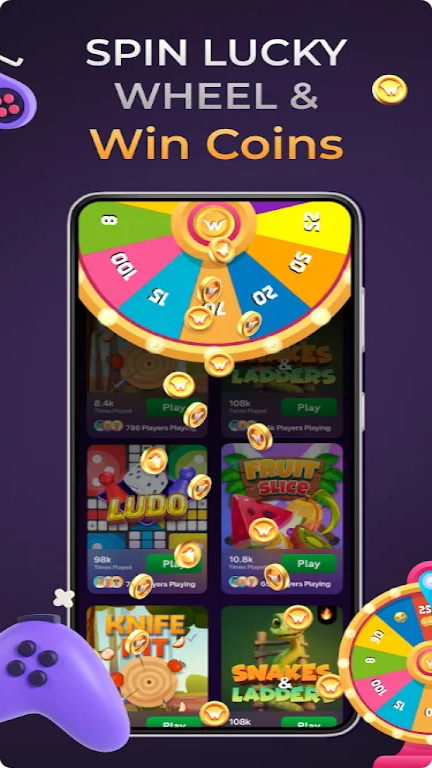 WinFree: Play & Earn WinCoins Ekran Görüntüsü 0