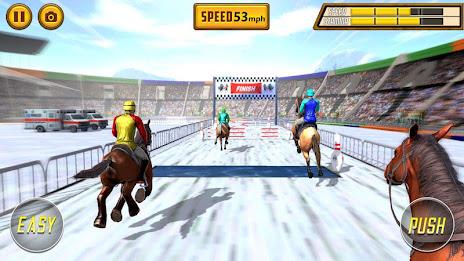 Schermata Dubai Racing Horse Games 0