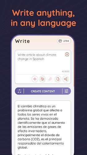 AI Chat & AI Writer - Genie Zrzut ekranu 3