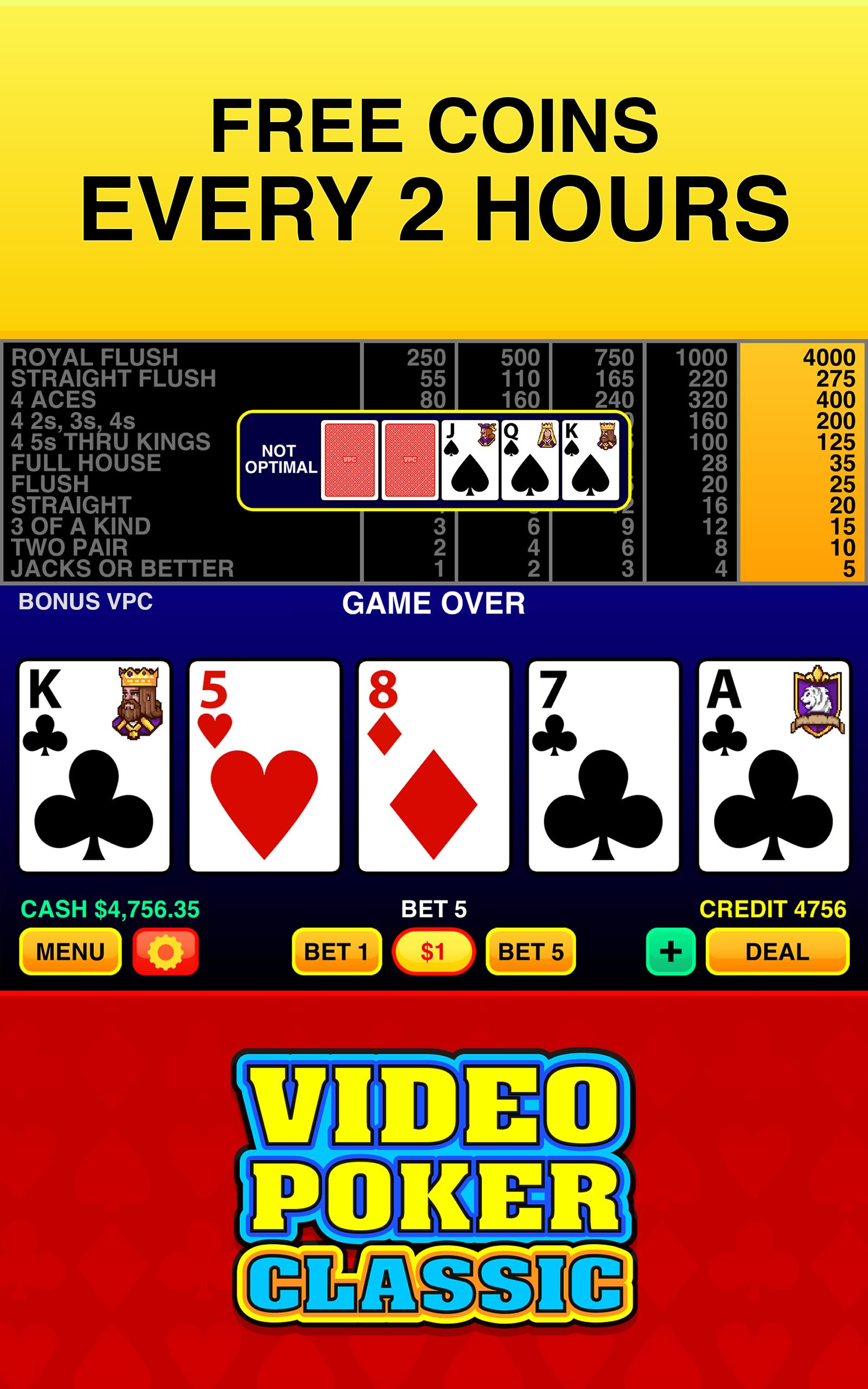 Video Poker Classic ® Captura de tela 3