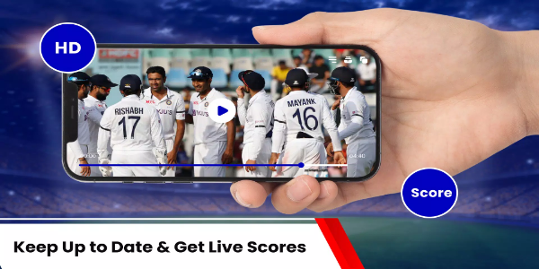 Live Cricket TV HD: Streaming Captura de pantalla 2