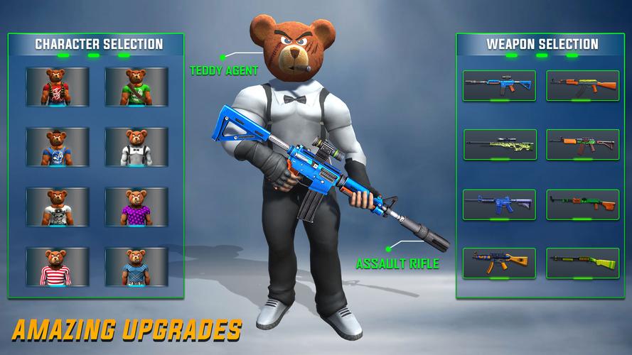 Teddy Bear Gun Shooting Game 스크린샷 2