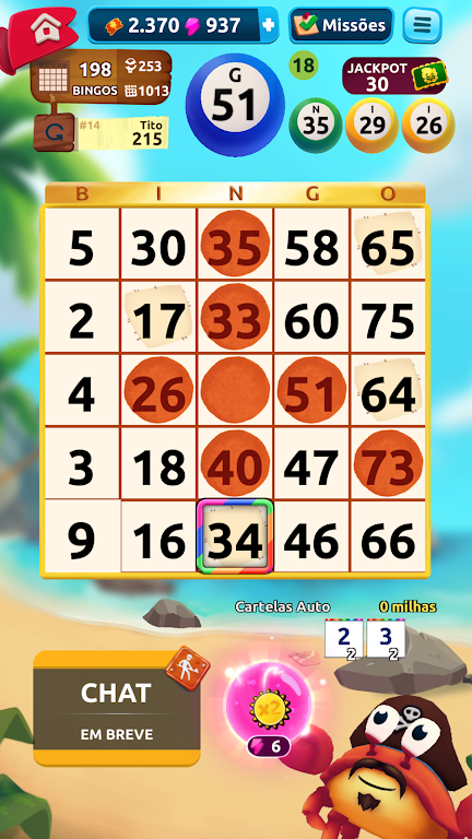 Bingo Bloon - Free Game - 75 Ball Bingo Captura de pantalla 1