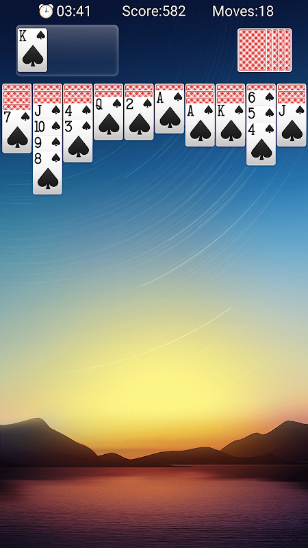 Spider Solitaire Classic Game Captura de tela 1