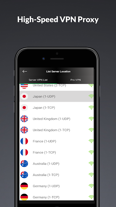 Powerfull  VPN Capture d'écran 3