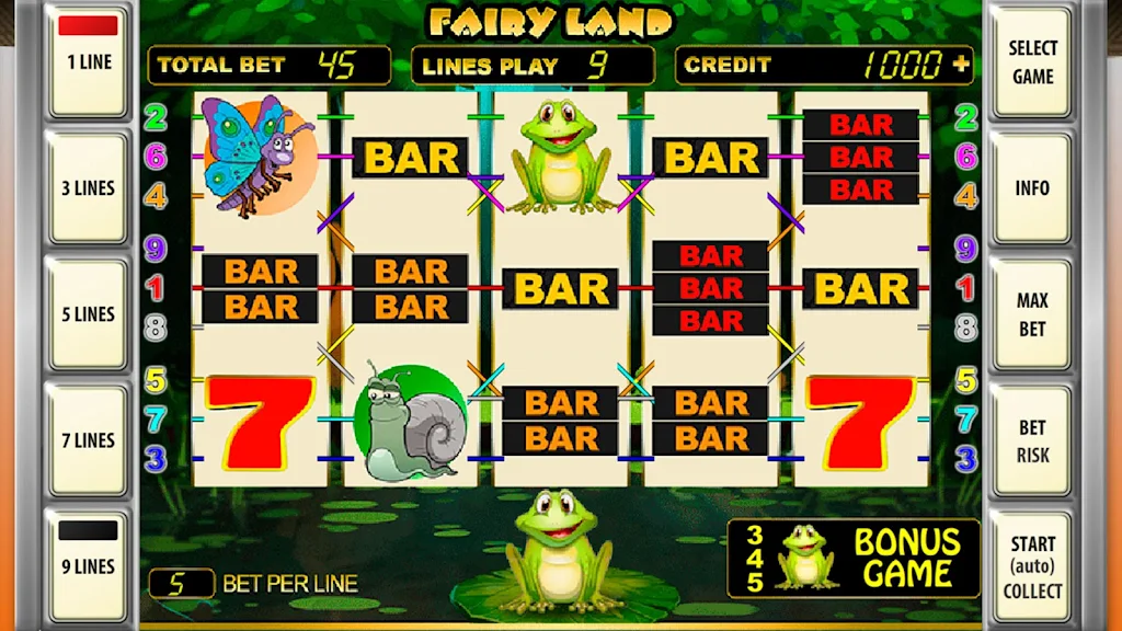 Slot machines Fairy Land Deluxe ภาพหน้าจอ 1