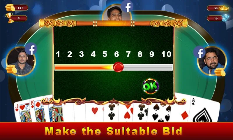 Call Break Gold Spades: Play Original Card Games ภาพหน้าจอ 2