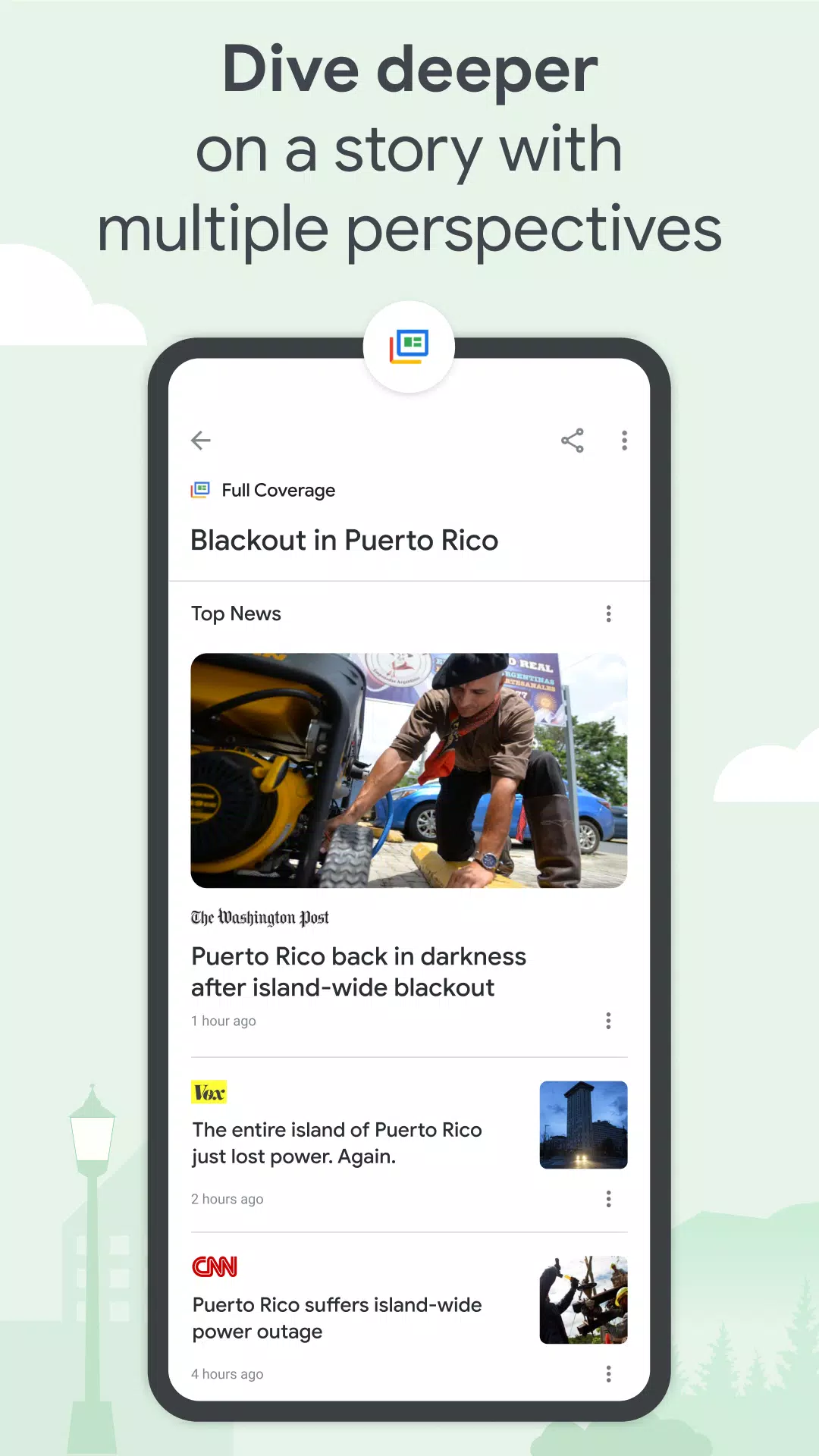 Google News ภาพหน้าจอ 2