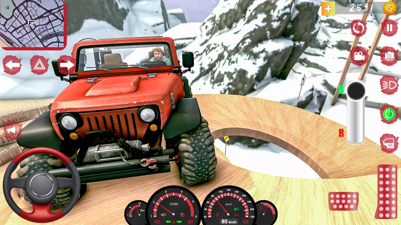 Mud Jeep Mud Driving Simulator Скриншот 1