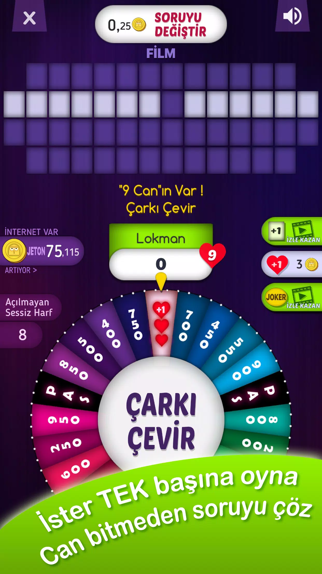 Çarkıfelek Mobil - Zarf Seç Screenshot 0