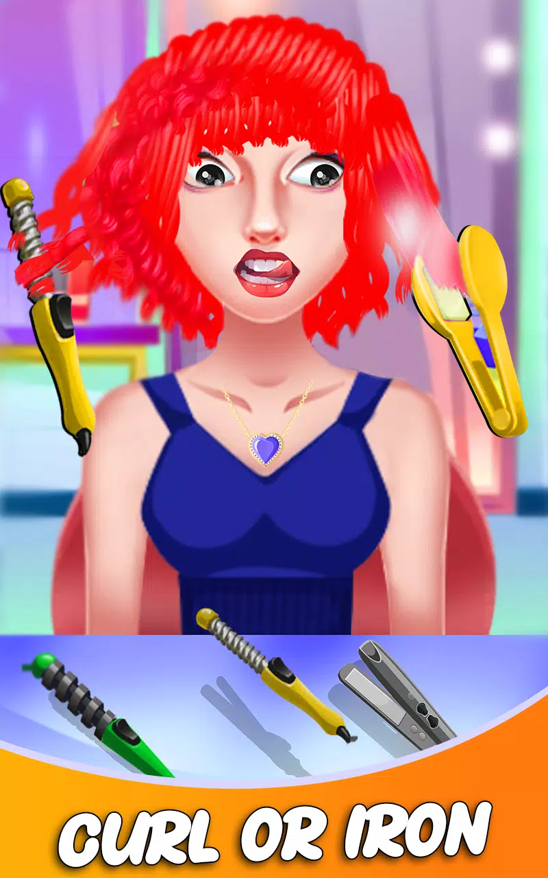 Fashion Girls Hair Salon Games ဖန်သားပြင်ဓာတ်ပုံ 1