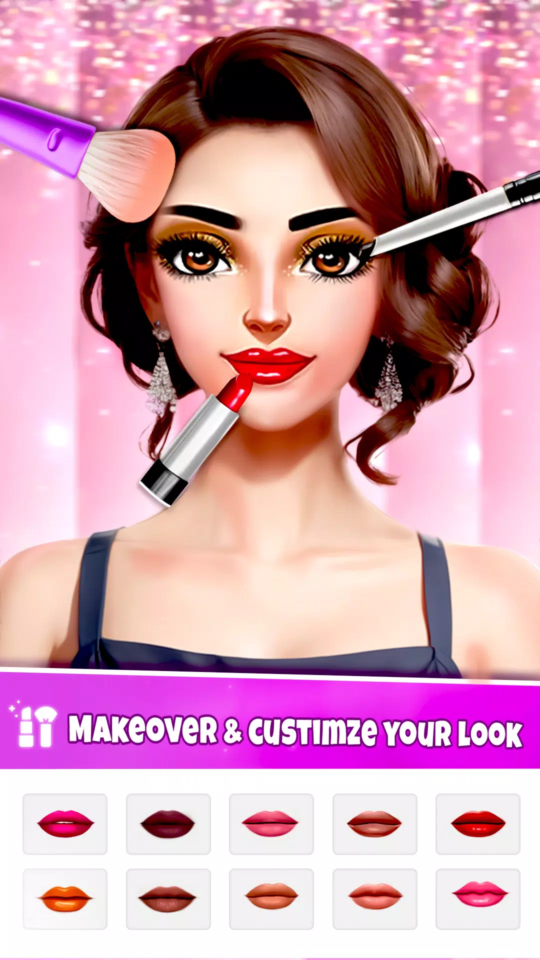 Fashion Dress Up, Makeup Game ဖန်သားပြင်ဓာတ်ပုံ 0