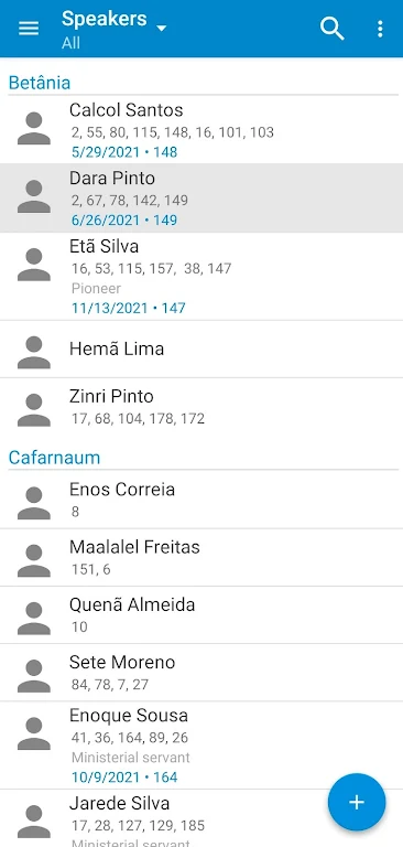 Meeting Schedule Builder Captura de pantalla 2