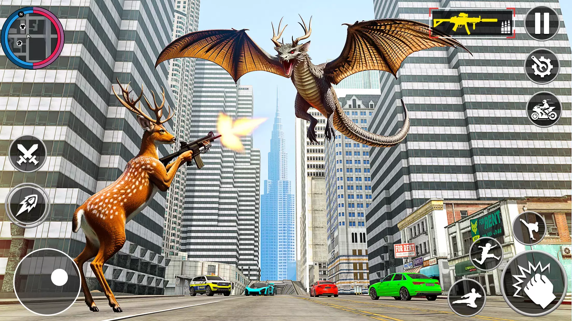 Deer Simulator 3D Open World Ảnh chụp màn hình 0