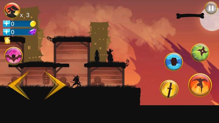 Shadow Samurai : Ninja Revenge স্ক্রিনশট 2