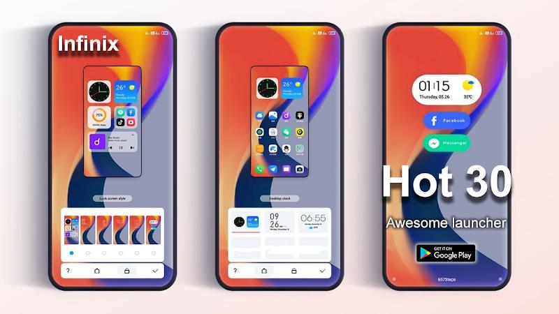 Infinix Hot 30 Launcher:Themes স্ক্রিনশট 2