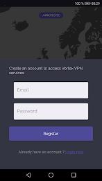 Schermata Vortex VPN: Browse all web 1