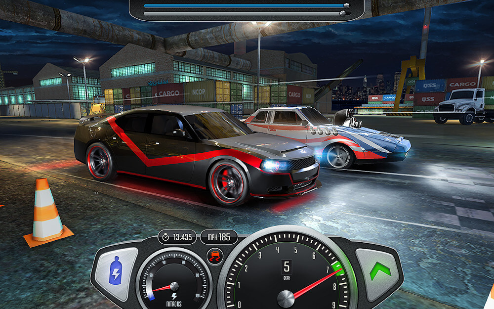 Schermata Top Speed: Drag & Fast Racing Mod 0