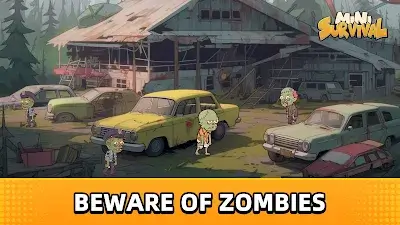 Mini Survival: Zombie Fight স্ক্রিনশট 1