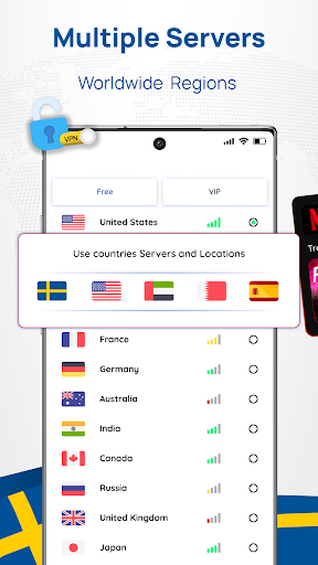 Sweden VPN: Get Sweden IP ภาพหน้าจอ 1