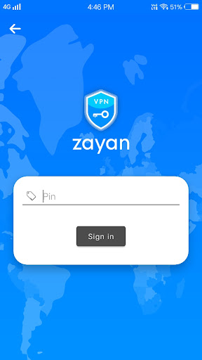 Schermata Zayan VPN 1