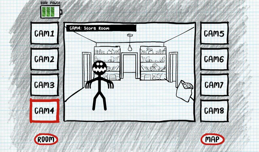 Stickman Five Nights Survival Tangkapan skrin 1