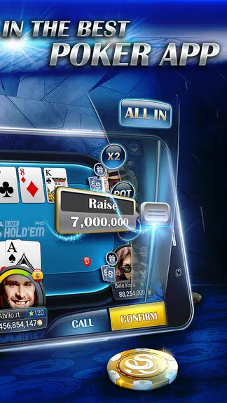 Live Hold’em Pro Poker Captura de pantalla 1