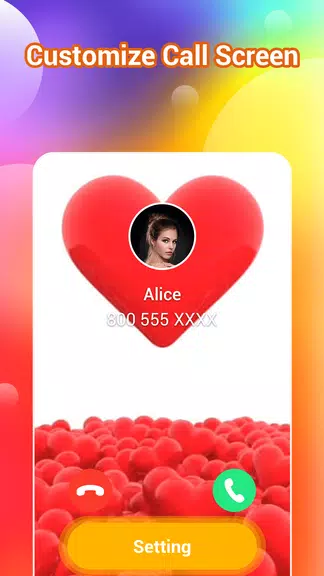 Color Call Screen - Call flash ภาพหน้าจอ 3