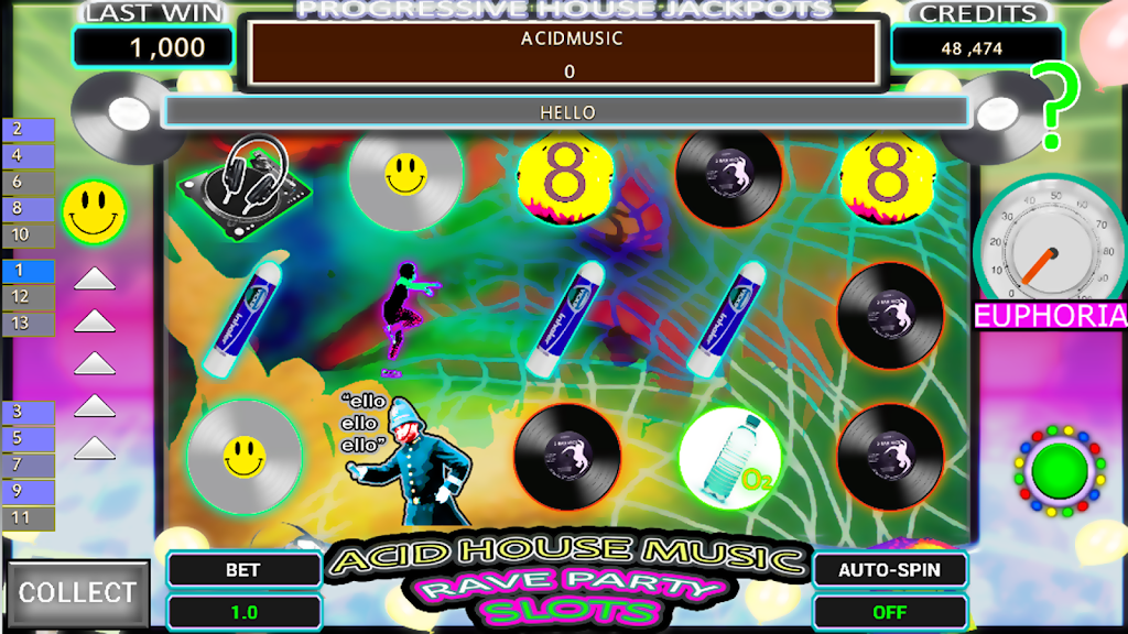 Dance Energy Rave Party Slot ภาพหน้าจอ 0