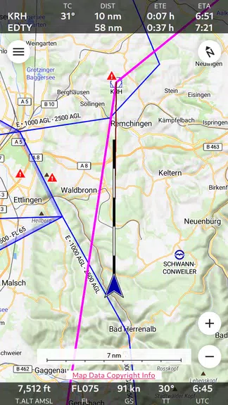 Schermata Enroute Flight Navigation 0