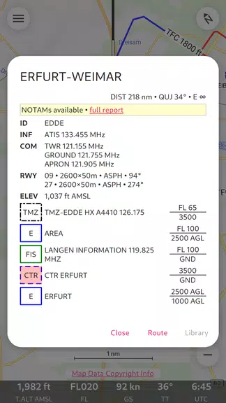 Schermata Enroute Flight Navigation 3