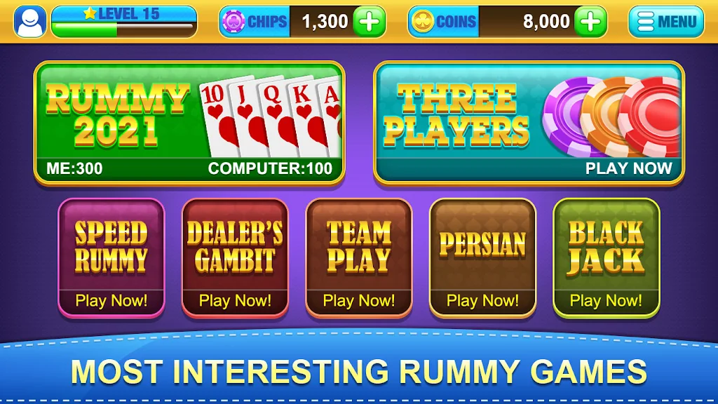 Rummy - Gin Rummy Card Games स्क्रीनशॉट 0